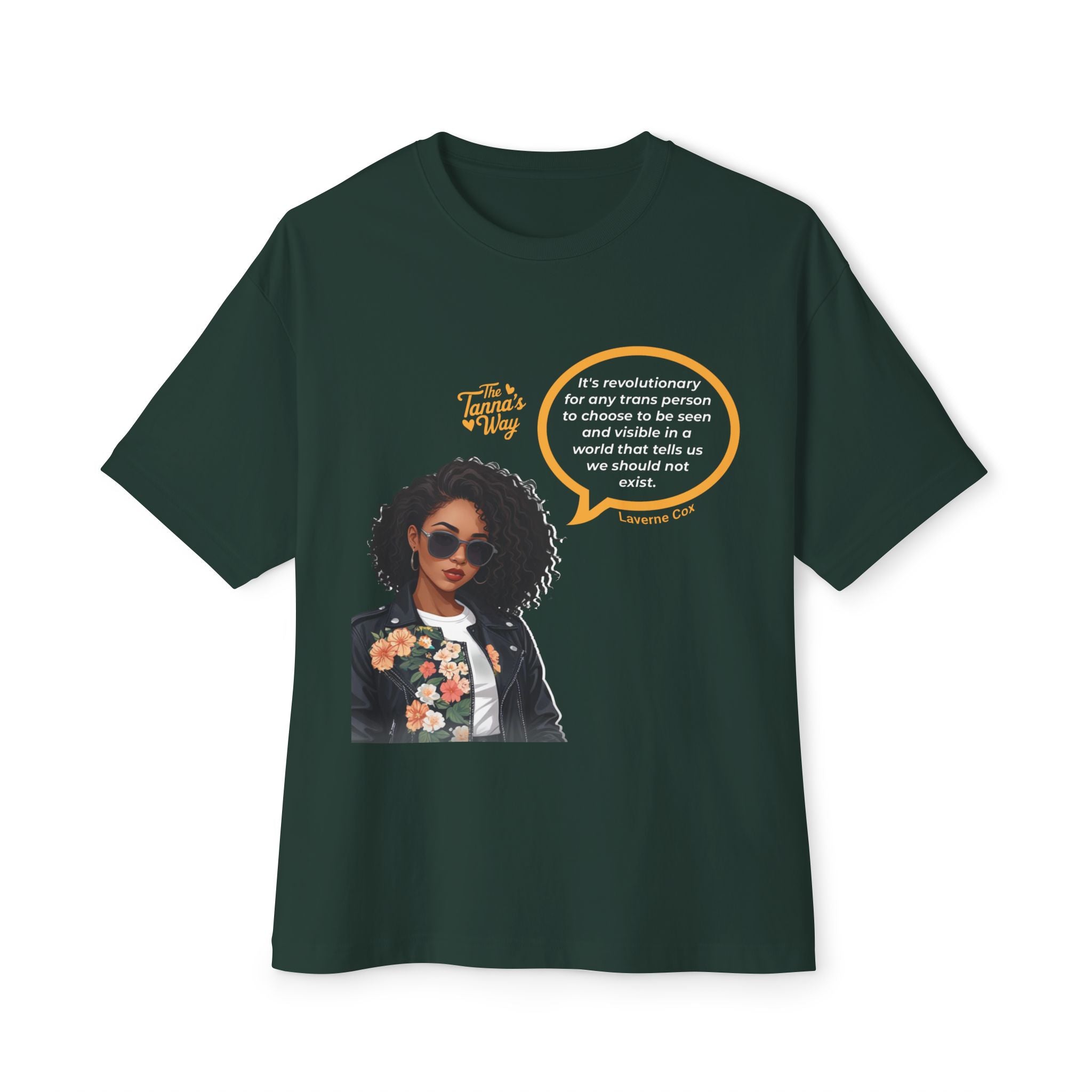 Laverne Cox | Unisex Oversized Boxy Tee
